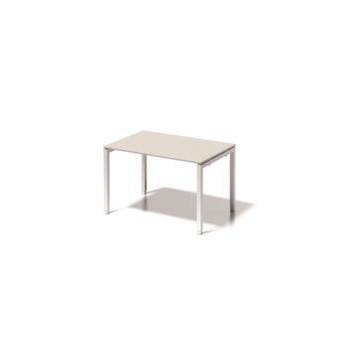 Höhenverstellbarer Schreibtisch,HxBxT 650-850x1200x800mm,Platte grauweiß