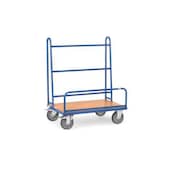 Plattenwagen, Tragl. 600kg, Ladefl. LxB 1070x435mm, Anlegerahmen, RAL5007