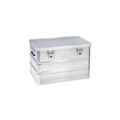 Alu-Transportbox, HxLxB 380x590x390mm, Wände geschlossen, Boden verstärkt