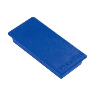 Magnet, m. Kratzschutz, HxB 23x50mm, blau, Haftkraft 1kg