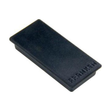 Magnet, m. Kratzschutz, HxB 23x50mm, schwarz, Haftkraft 1kg