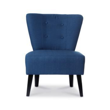 Sessel, 1-Sitzer, Stoff blau, HxBxT 820x650x640mm