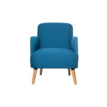 Sessel, 1-Sitzer, Stoff blau, HxBxT 790x620x770mm