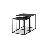 Beistelltisch-Set, HxBxT 350-400x350x350mm, quadratisch