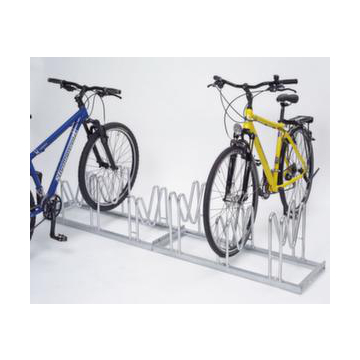 Fahrradständer,L 2100mm,2x6 Einstellplätze,Nutzung beidseitig,verzinkt