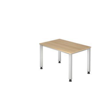 Höhenverstellbarer Schreibtisch,HxBxT 685-810x1200x800mm,Platte Eiche