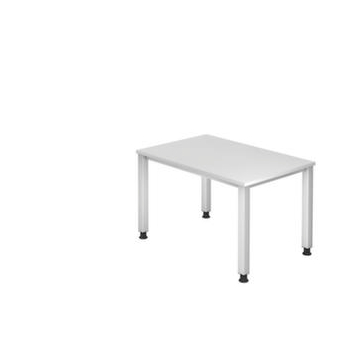 Höhenverstellbarer Schreibtisch, HxBxT 685-810x1200x800mm, Platte weiß