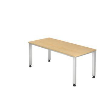Höhenverstellbarer Schreibtisch,HxBxT 685-810x1800x800mm,Platte Ahorn