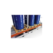 Gitterrostboden, f. Palettenregal, 2 Segmente, B 1825mm, MW 33x33mm