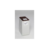 Wertstoff-Sammelbox,1x40l,HxBxT 570x250x405mm,Korpus Polystyrol lichtgrau