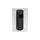 Kombiascher, HxØ 610x250mm, 17l, Korpus Stahl anthrazit, Säulenform