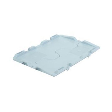 Krokodildeckel, PP, f. Stapelbehälter, f. Behälter LxB 400x300mm, grau