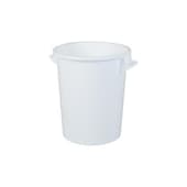 Tonne, HxØ 570x495mm, 75l, PE, weiß