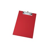 Klemmbrettmappe, f. DIN A4, m. Hakenöse, Klarsichttasche, Pappe