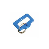 Schlüsselanhänger, f. Schlüsselschrank, Kunststoff, blau