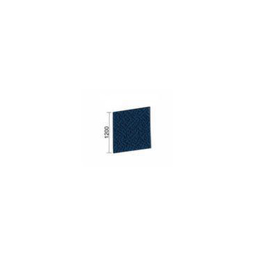 Trennwand, f. Büro-Trennwand, Textil, HxB 1200x800mm, Wand Stoff, blau