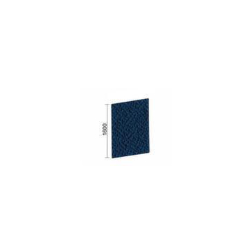 Trennwand, f. Büro-Trennwand, Textil, HxB 1600x1200mm, Wand Stoff, blau