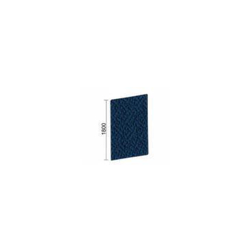 Trennwand, f. Büro-Trennwand, Textil, HxB 1800x1200mm, Wand Stoff, blau
