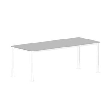 Höhenverstellbarer Schreibtisch, HxBxT 720-840x2000x800mm, MP-hellgrau