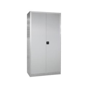 Universalschrank,HxBxT 1950x1000x600mm,4xStahlboden,RAL7035,Front RAL7035