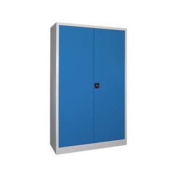 Universalschrank,HxBxT 1950x1200x600mm,4xStahlboden,RAL7035,Front RAL5012