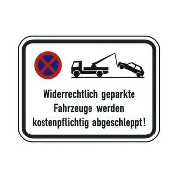 Parkplatzschild,Halteverbot/