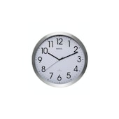 Wanduhr,Funk,arabische Zahlen,Ziffernblatt weiß,Anzeige analog,Ø 400mm