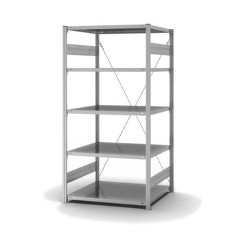 Systemregal, Grundfeld, HxBxT 2000x1060x835mm, Fachl. 230kg, 5xStahlboden