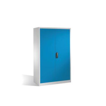 Universalschrank, HxBxT 1950x1200x600mm, Korpus RAL7035, Front RAL5012