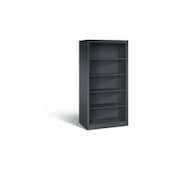 Büroregal, HxBxT 1950x930x600mm, 4xStahlboden, 5 OH, Korpus RAL7021