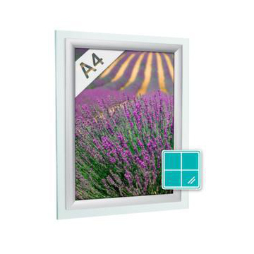 Fensterklapprahmen m. Konterrahmen, HxB 327x240mm, DIN A4, Profil 25mm