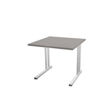 Höhenverstellbarer Schreibtisch, HxBxT 720-840x800x800mm, BZ-grau