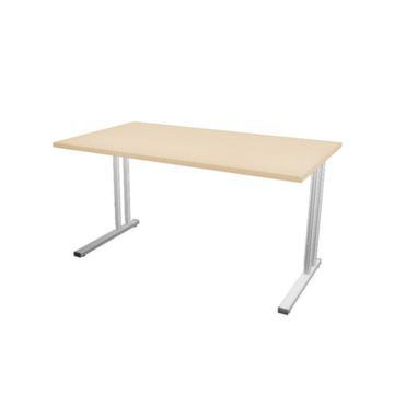 Höhenverstellbarer Schreibtisch, HxBxT 720-840x1400x800mm, NH-Ahorn