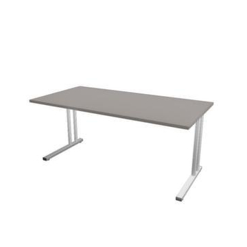 Höhenverstellbarer Schreibtisch, HxBxT 720-840x1600x800mm, BZ-grau