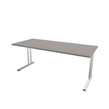 Höhenverstellbarer Schreibtisch, HxBxT 720-840x1800x800mm, BZ-grau