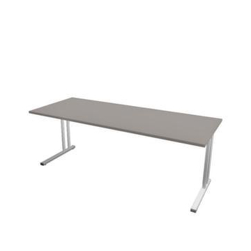 Höhenverstellbarer Schreibtisch, HxBxT 720-840x2000x800mm, BZ-grau