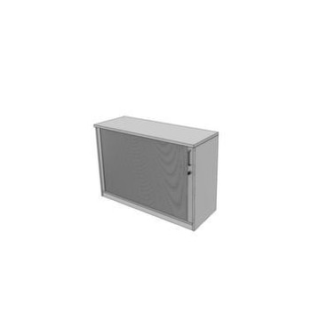 Querrollladenschrank,HxBxT 825x1200x445mm,1xHolzboden,2 OH,MP-hellgrau