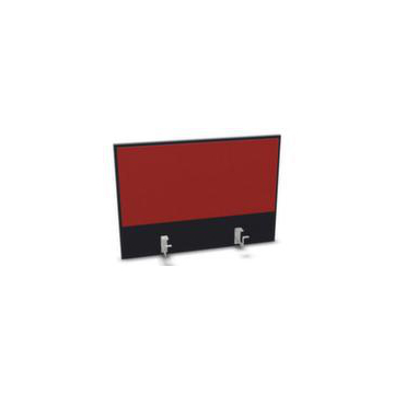 Aufsatz-Paneel,f. Schreibtisch,Anbau hinten,B 800mm,CC-schwarz,BN4011-rot