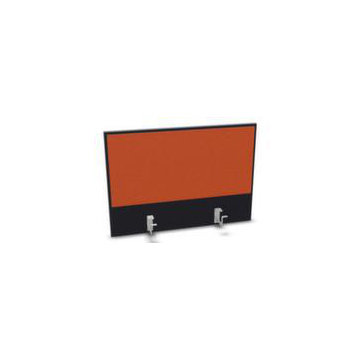 Aufsatz-Paneel, f. Schreibtisch, Anbau hinten, CC-schwarz, BN3012-orange