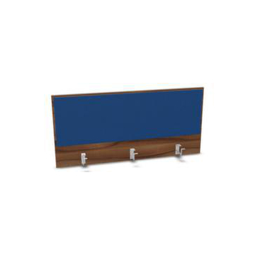 Aufsatz-Paneel,f. Schreibtisch,Anbau hinten,NP-Tiepolo Nut,BN6016-blau