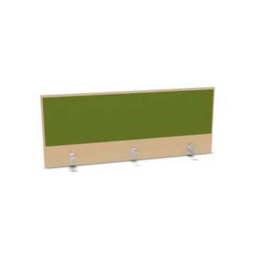Aufsatz-Paneel,f. Schreibtisch,Anbau hinten,B 1400mm,NH-Ahorn,BN7048-grün