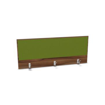 Aufsatz-Paneel,f. Schreibtisch,Anbau hinten,NP-Tiepolo Nut,BN7048-grün