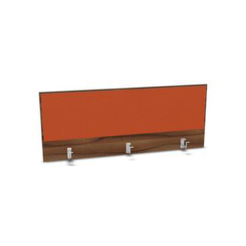 Aufsatz-Paneel,f. Schreibtisch,Anbau hinten,NP-Tiepolo Nut,BN3012-orange