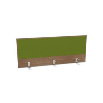 Aufsatz-Paneel, f. Schreibtisch, Anbau hinten, NT-Cherry, BN7048-grün
