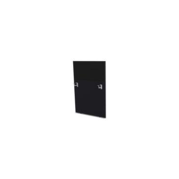 Thekenblende, f. Schreibtisch, Anbau rechts, CC-schwarz, BN8033-schwarz