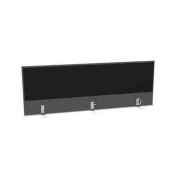 Aufsatz-Paneel,f. Schreibtisch,Anbau hinten,MS-dunkelgrau,BN8033-schwarz