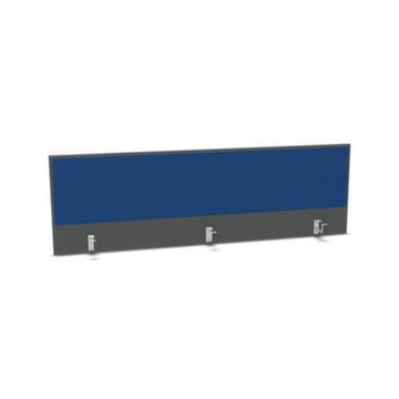 Aufsatz-Paneel,f. Schreibtisch,Anbau hinten,MS-dunkelgrau,BN6016-blau