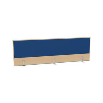 Aufsatz-Paneel,f. Schreibtisch,Anbau hinten,B 1800mm,NH-Ahorn,BN6016-blau