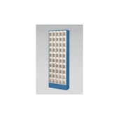 Magazinschrank mit Klappkästen, HxBxT 1820x634x200mm, Korpus RAL5007