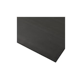 Tischauflage, Matte, ESD, LxB 1500x1200mm, Gummi, längsgerillt, ableitend